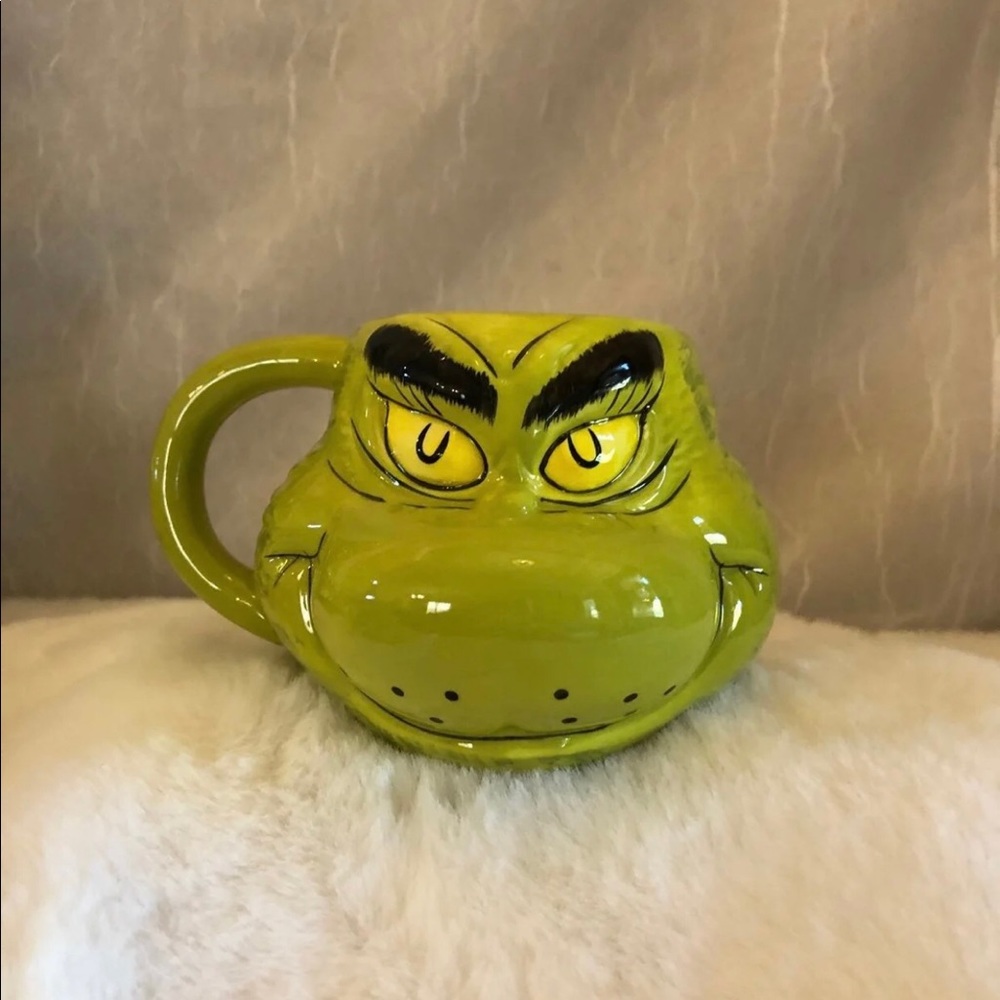 New Grinch sculpted Mug